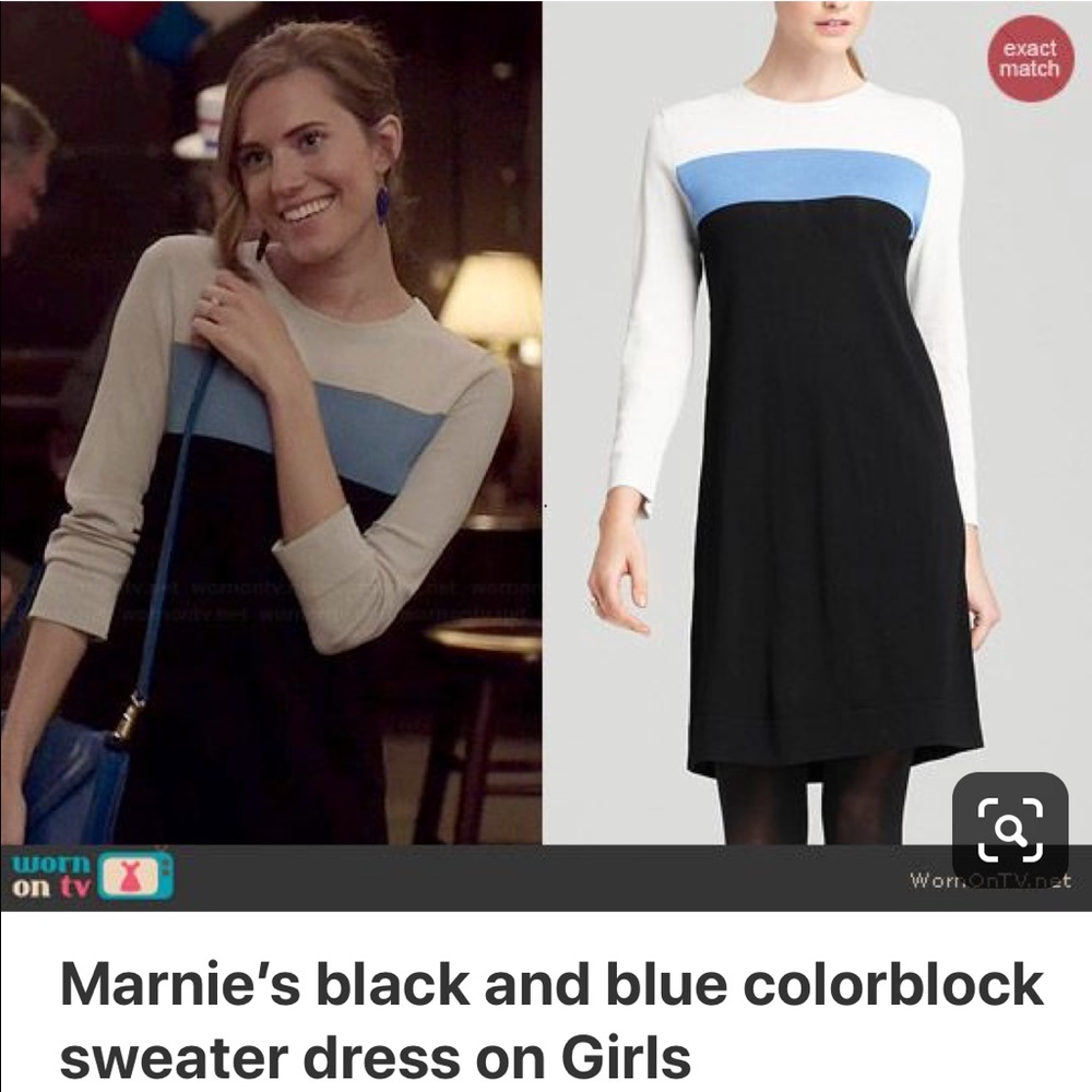 Diane Von Furstenberg “Aina” Dress Blue/Black